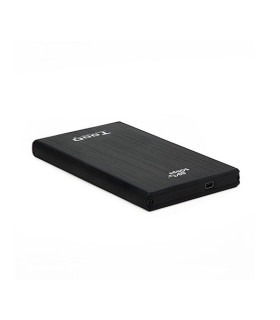 Caja externa tooq tqe - 2522b para hdd - ssd 2.5 pulgadas 9.5mm sata usb 3.0 negra