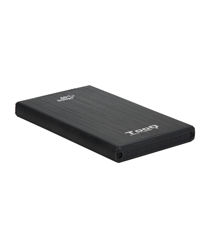 Caja externa tooq tqe - 2522b para hdd - ssd 2.5 pulgadas 9.5mm sata usb 3.0 negra
