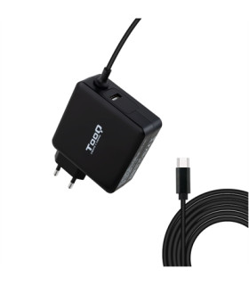 Cargador portatil tooq tqlc - usbc90pd 90w usb tipo c negro
