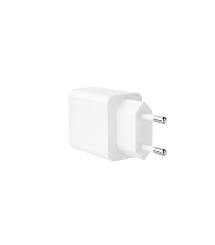 Cargador de pared usb tooq tqwc - 2sc04wt usb tipo a + usb tipo c blanco