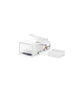 Conector rj45 categoria 6 utp nanocable 100 und.
