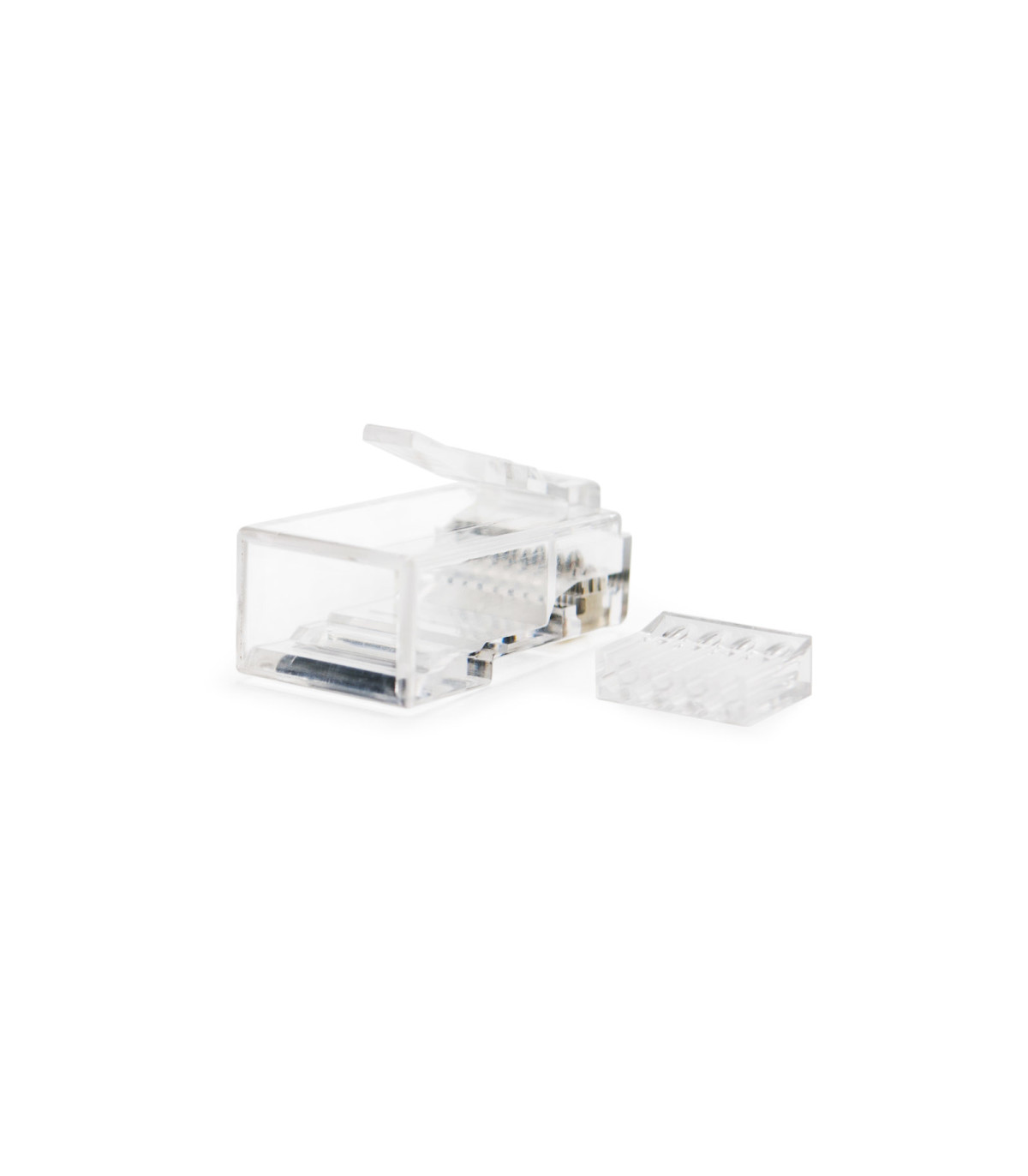 Conector rj45 categoria 6 utp nanocable 100 und.