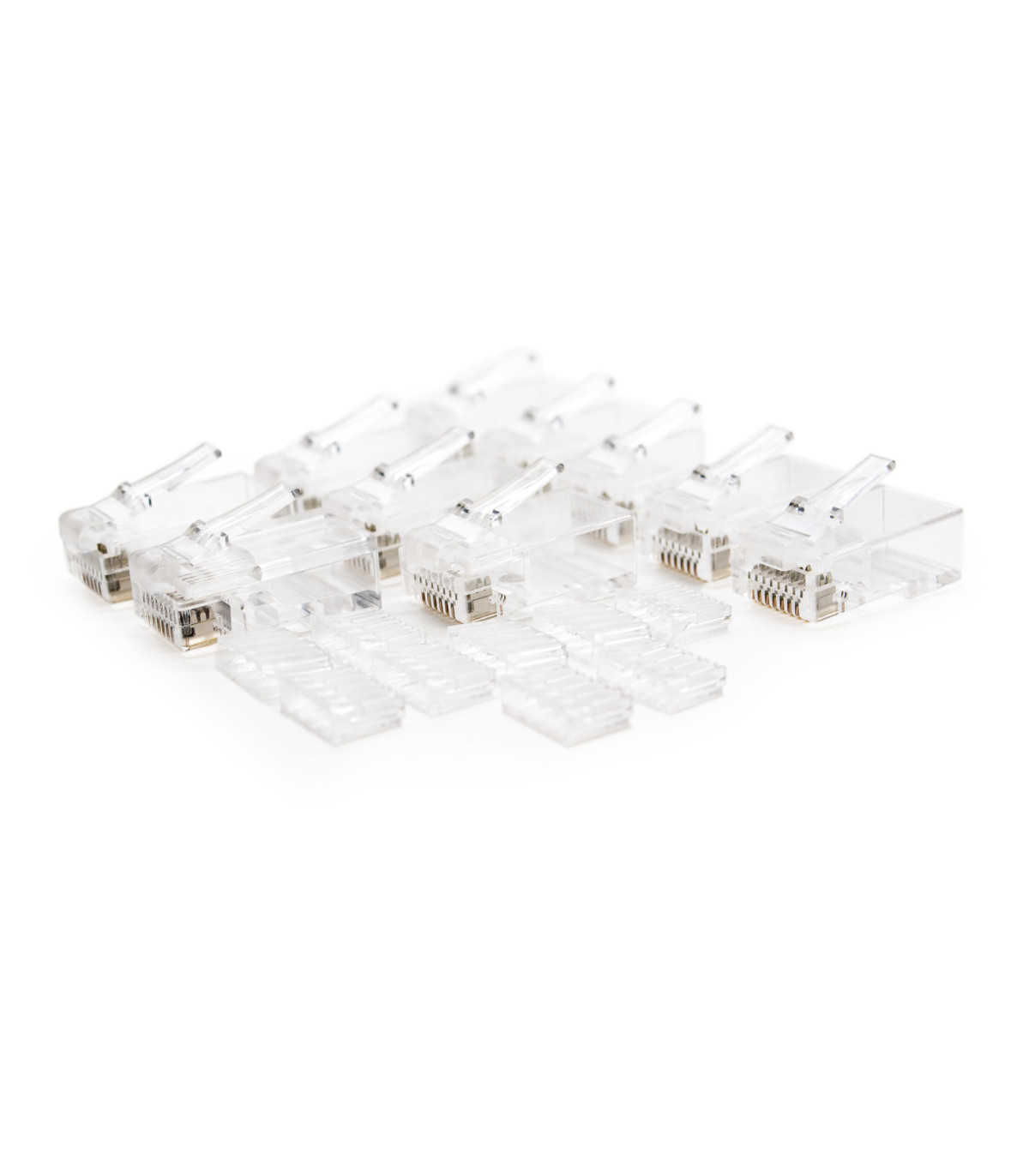 Conector rj45 categoria 6 utp nanocable 100 und.