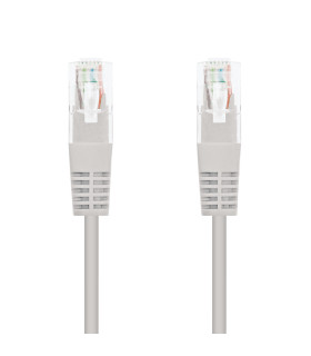 Cable red nanocable latiguillo rj45 utp cat6 1m gris