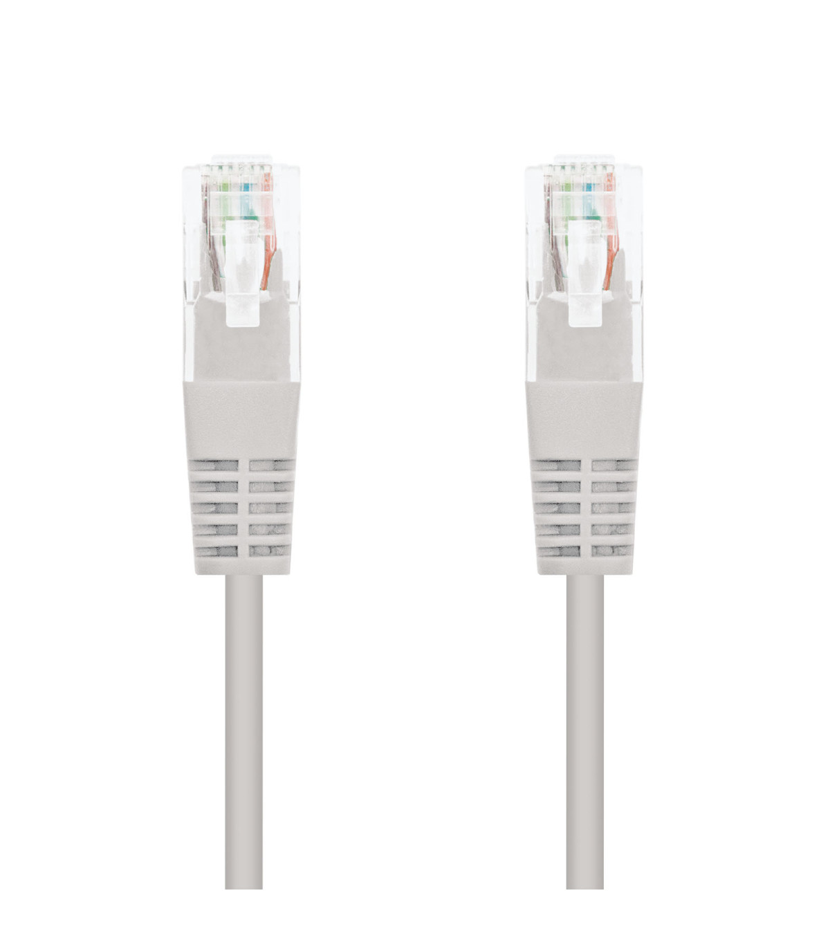 Cable red nanocable latiguillo rj45 utp cat6 1m gris