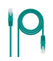 Latiguillo cable red utp cat.6 rj45 nanocable 2m verde
