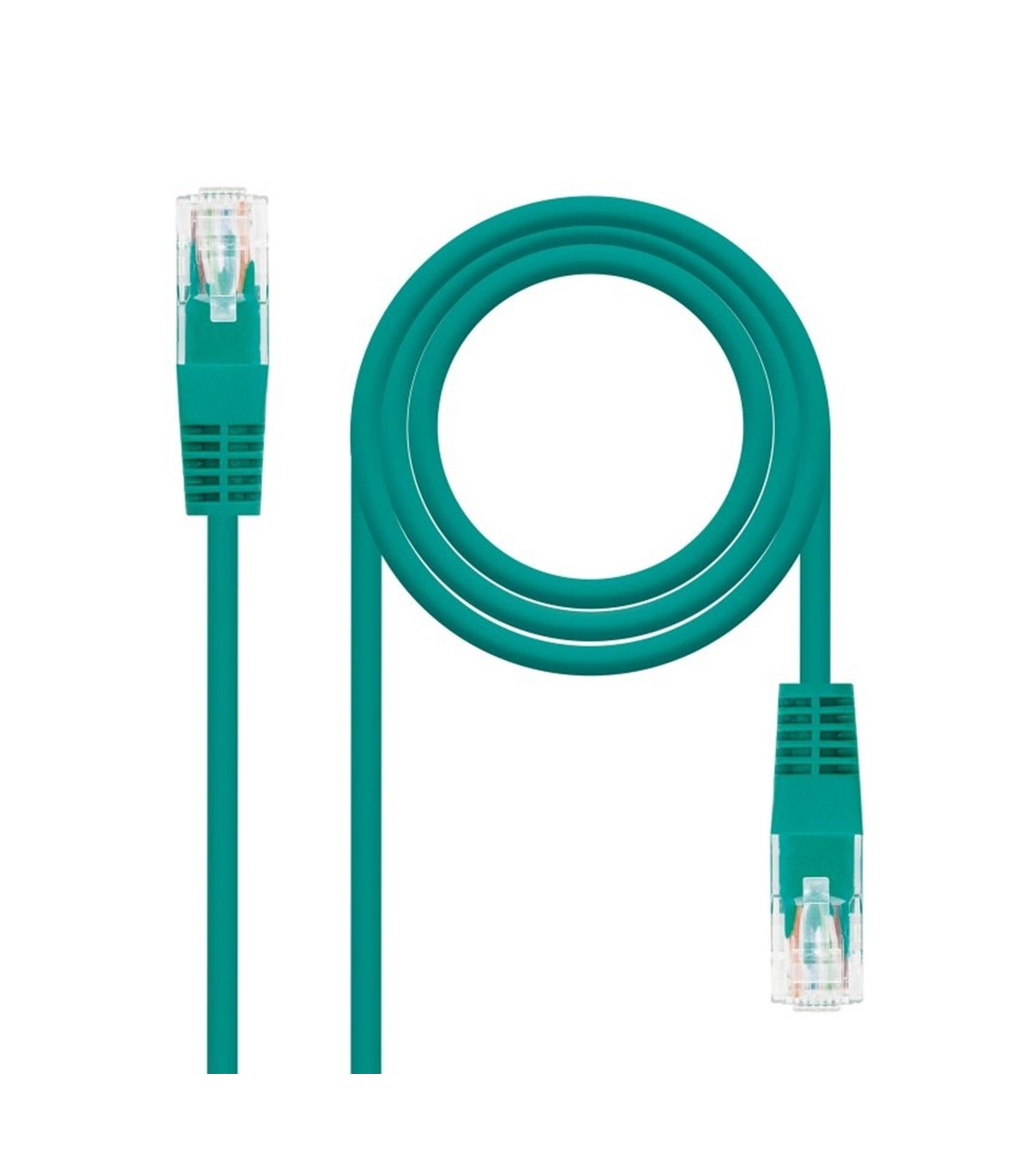 Latiguillo cable red utp cat.6 rj45 nanocable 2m verde