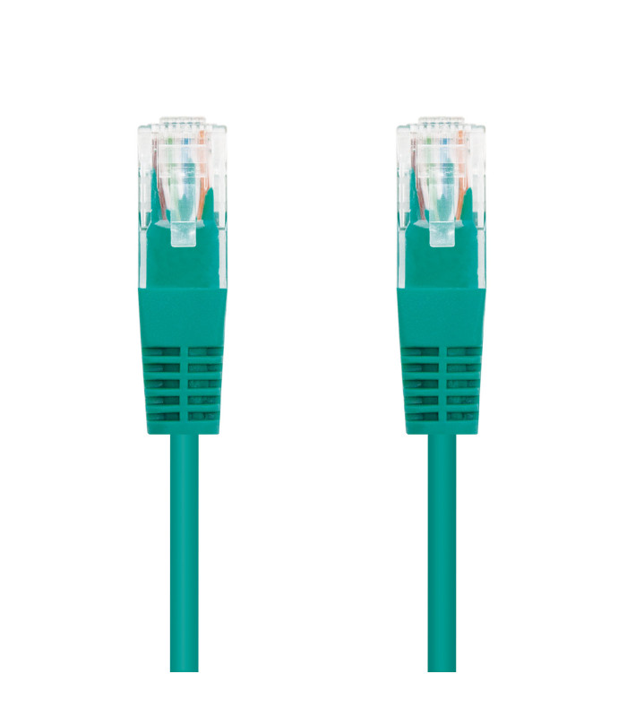 Latiguillo cable red utp cat.6 rj45 nanocable 2m verde