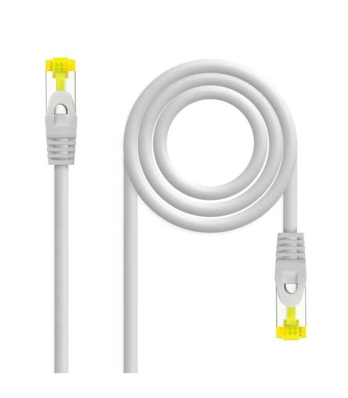 Latiguillo cable red lszh - sftp cat.6a rj45 nanocable 1m gris