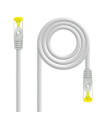Latiguillo cable red lszh - sftp cat.6a rj45 nanocable 1m gris