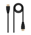 Cable nanocable hdmi macho - macho negro 1m