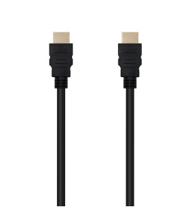 Cable nanocable hdmi macho - macho negro 1m