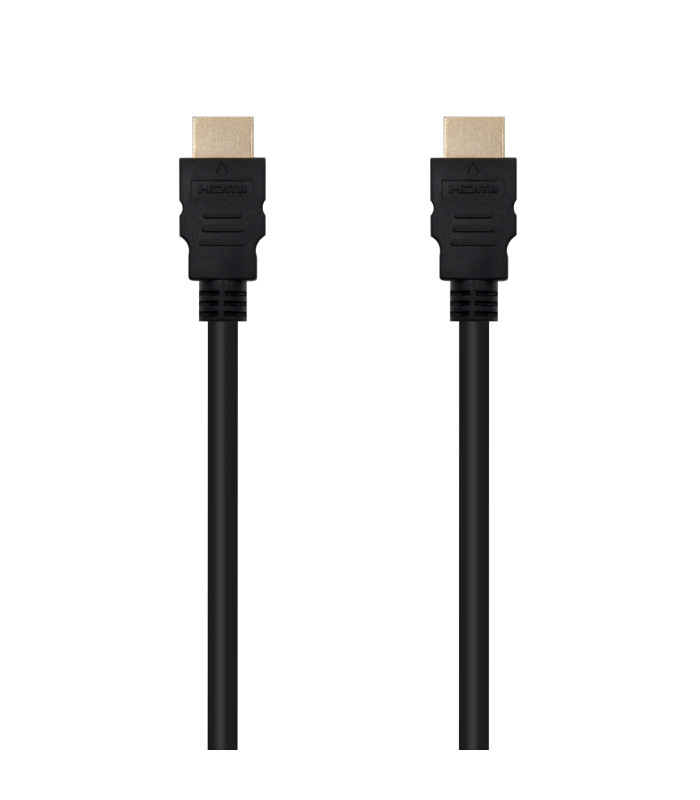 Cable nanocable hdmi macho - macho negro 1m