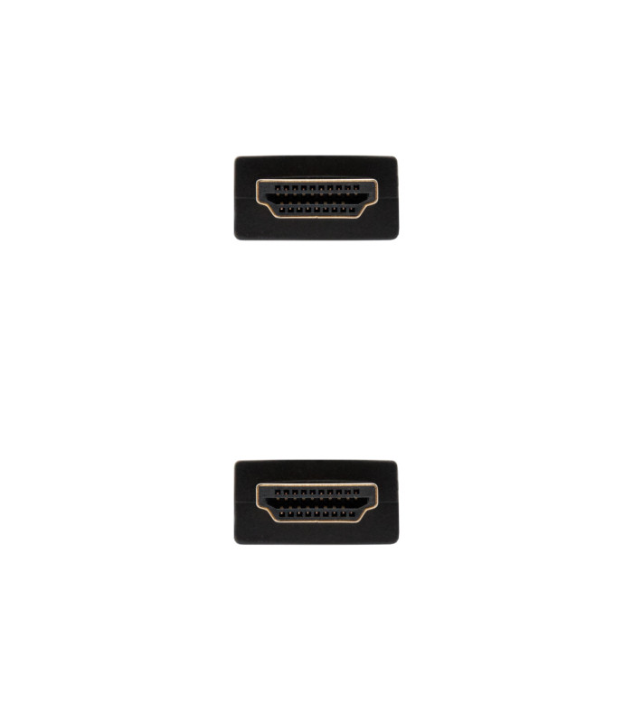 Cable nanocable hdmi macho - macho negro 1m