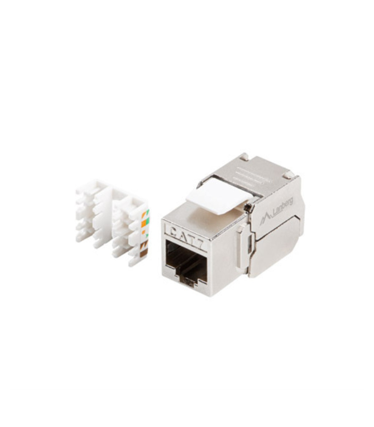 Conector keystone lanberg cat.7 ftp rj45 180º toolless