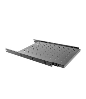 Bandeja lanberg deslizante 1u 465x750mm hasta 60kg rack 19 pulgadas negro