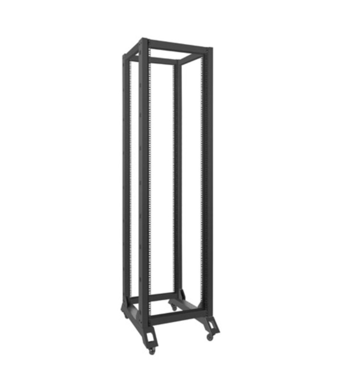 Armario lanberg open rack 42u 600x800 negro