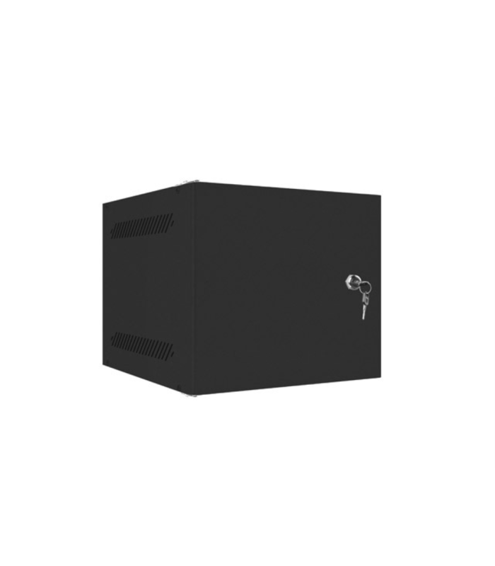 Armario lanberg mural rack 10 pulgadas 4u - 280x310 flat pack autoensam negro pta metalica