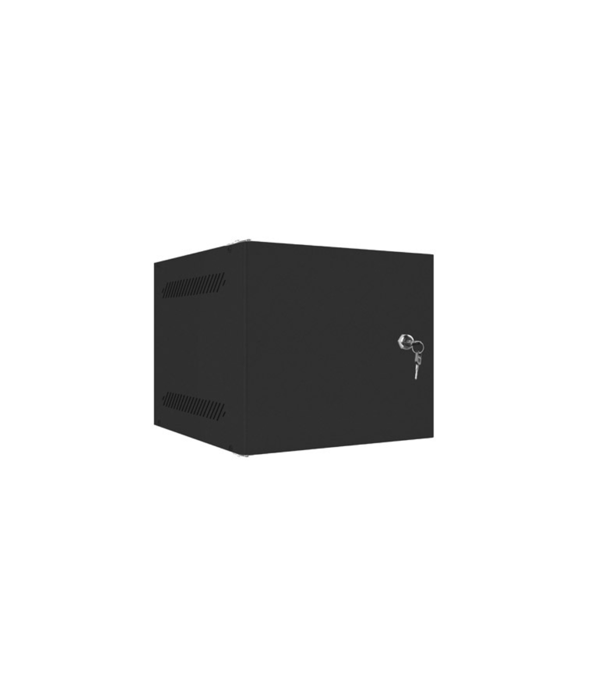 Armario lanberg mural rack 10 pulgadas 4u - 280x310 flat pack autoensam negro pta metalica