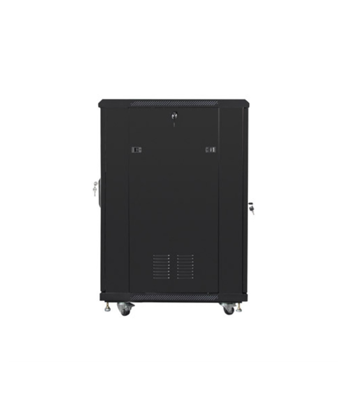 Armario lanberg rack 19 pulgadas 22u 600x800 flat pack black negro