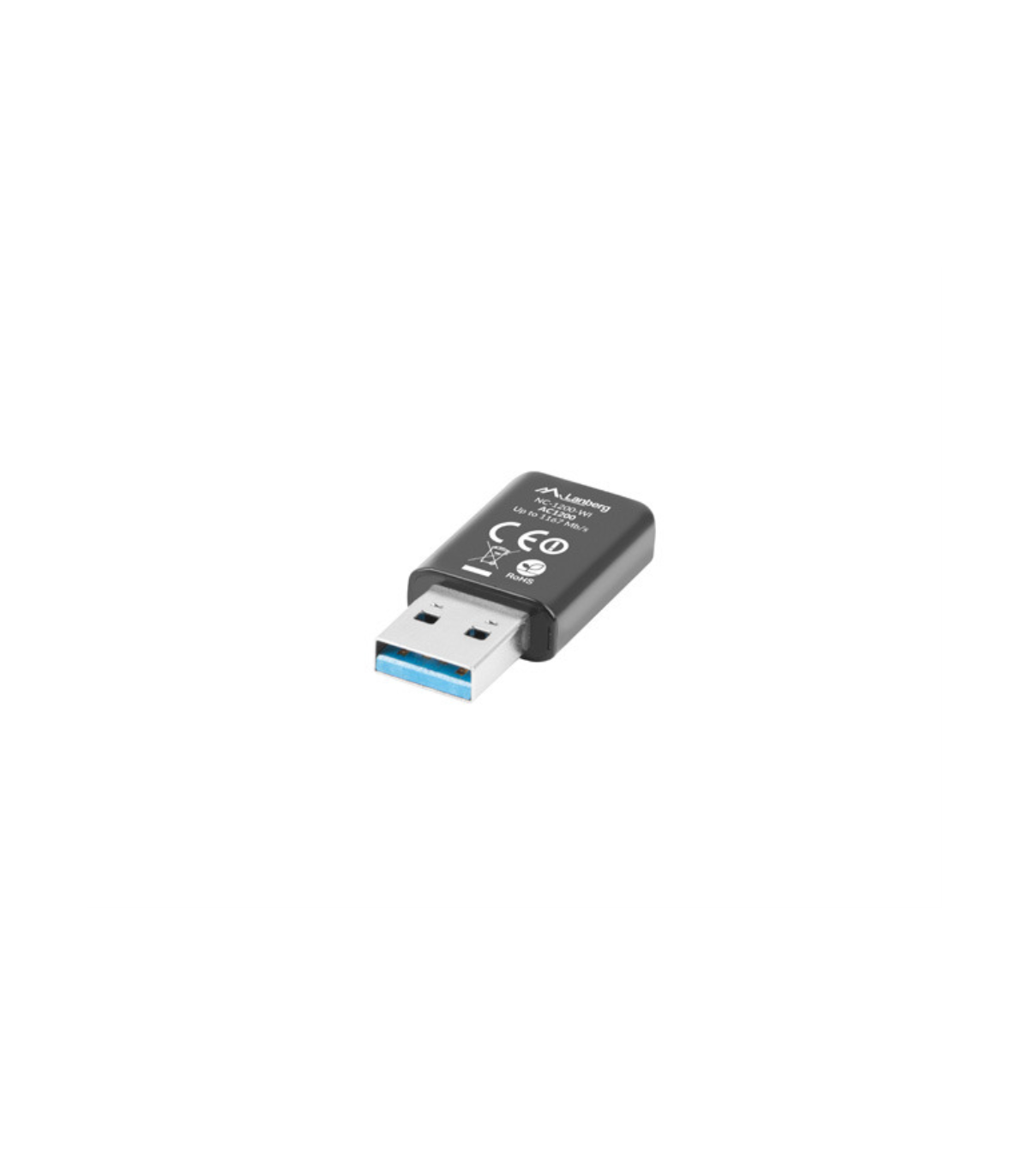 Adaptador red lanberg usb wifi 1200 mb - s dual band