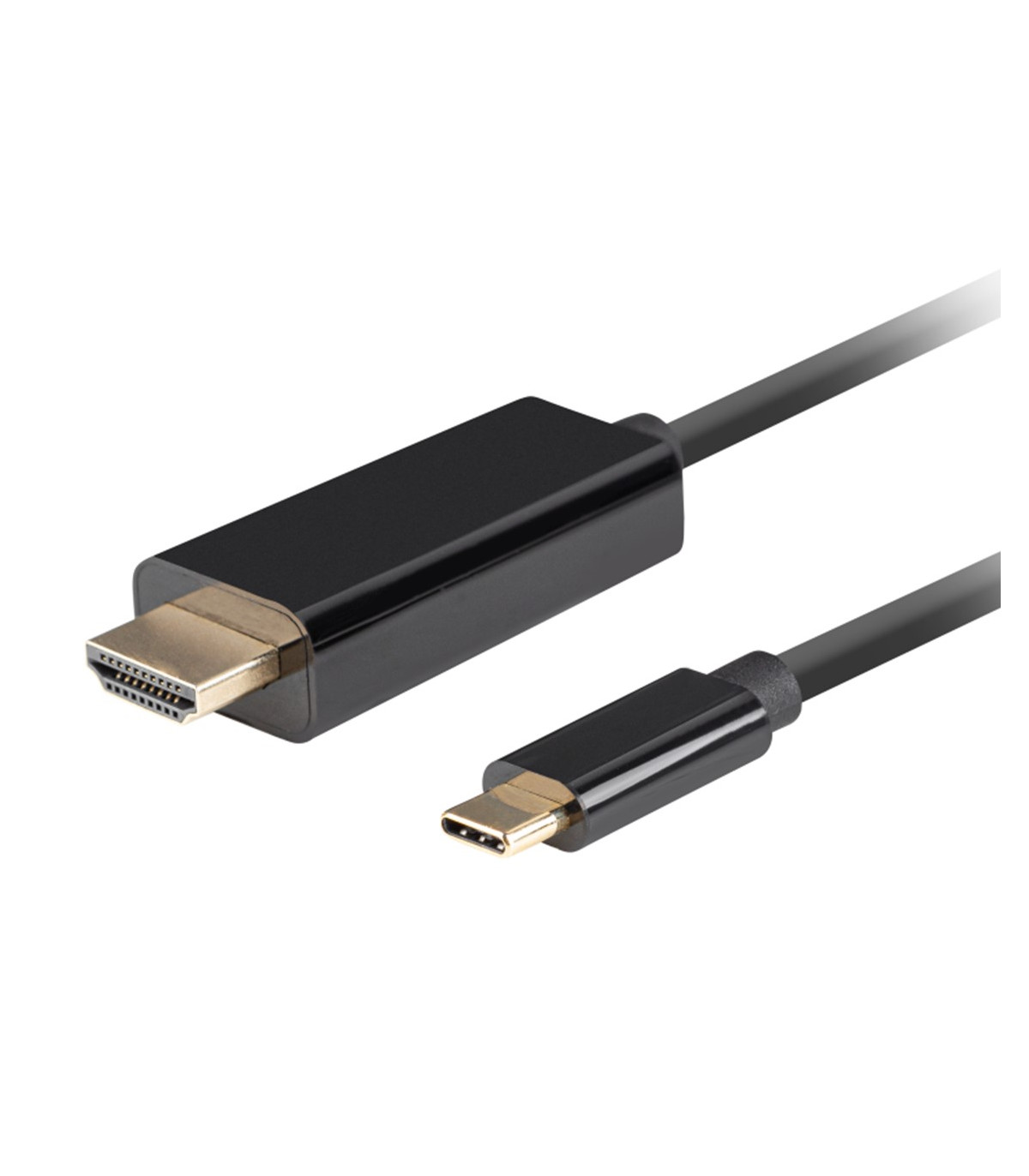 Cable usb tipo c a hdmi 4k lanberg 3m - macho - macho - negro