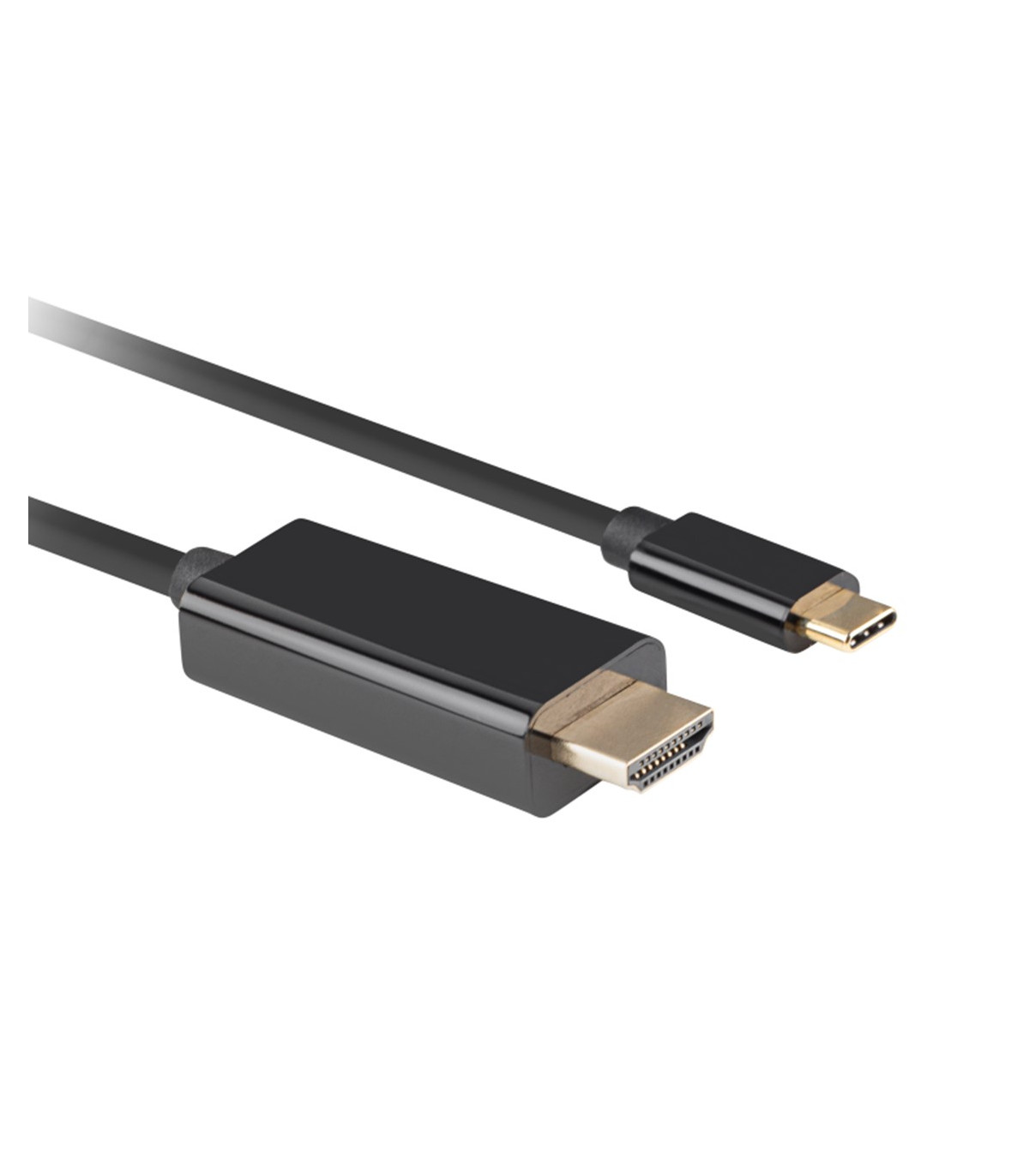 Cable usb tipo c a hdmi 4k lanberg 3m - macho - macho - negro