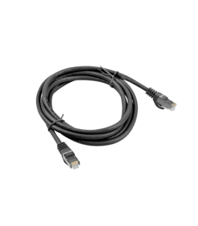 Cable red lanberg latiguillo cat.6 ftp 0.5m negro fluke passed