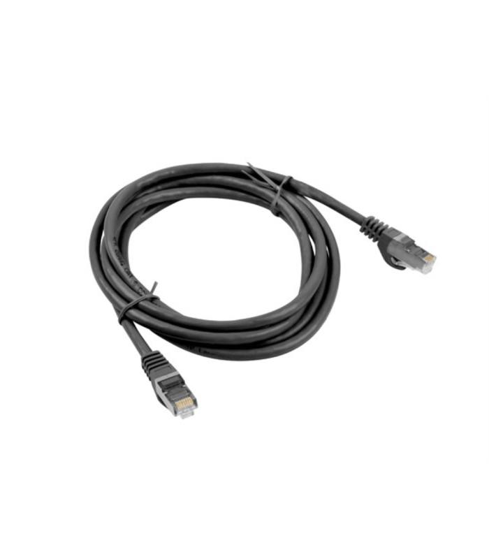 Cable red lanberg latiguillo cat.6 ftp 0.5m negro fluke passed