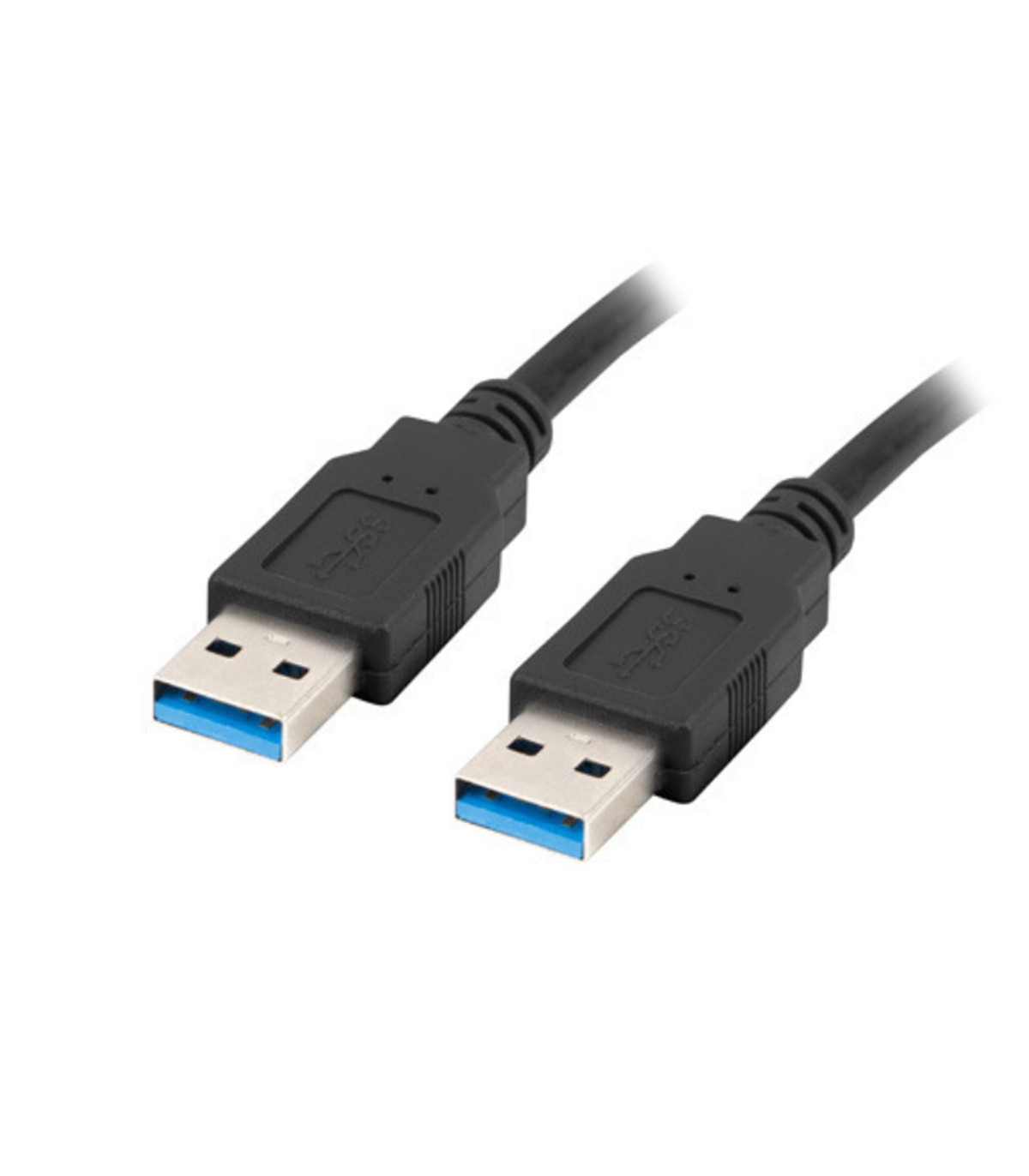 Cable usb 3.0 lanberg 0.5m -  macho - macho -  negro