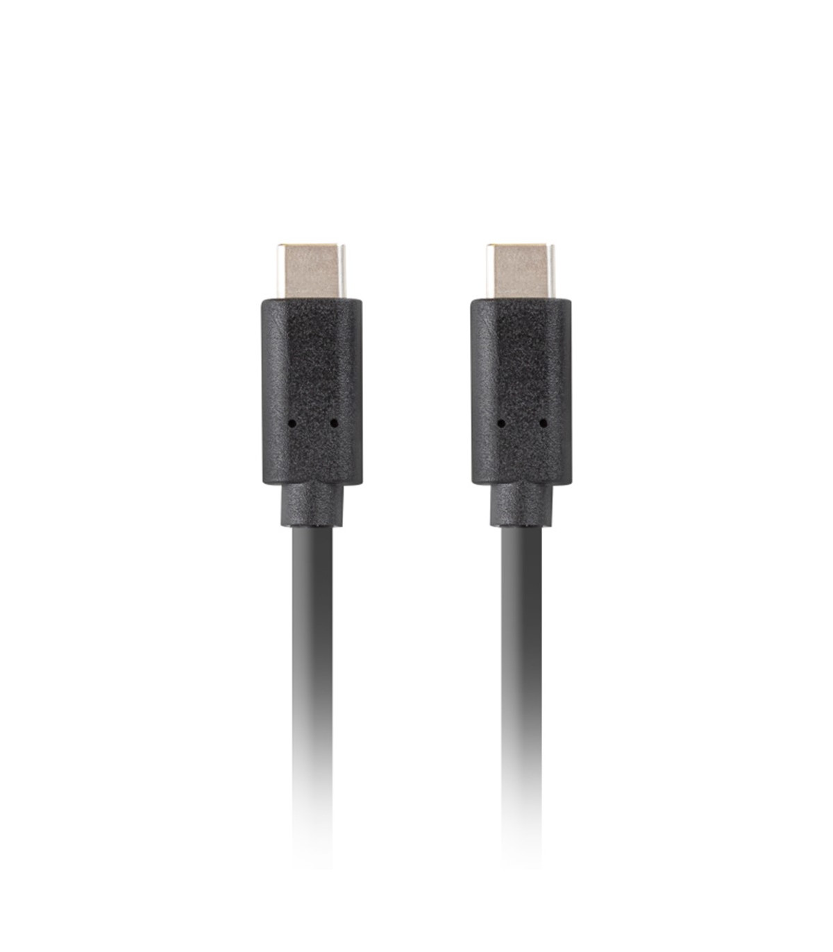 Cable usb tipo c lanberg 0.5m - macho - macho - negro