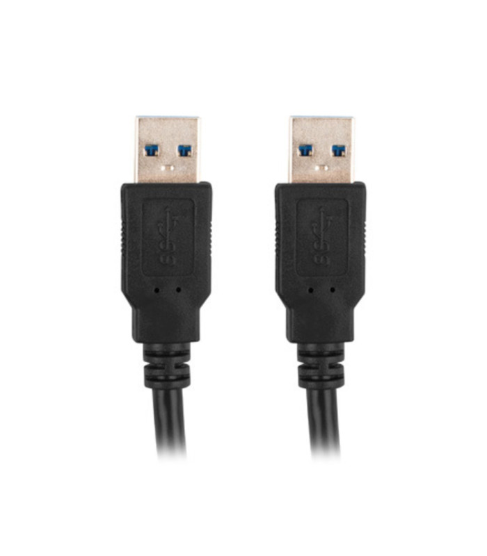 Cable usb 3.0 lanberg 1.8m -  macho - macho -  negro