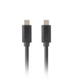 Cable usb tipo c lanberg 1.8m - macho - macho - negro