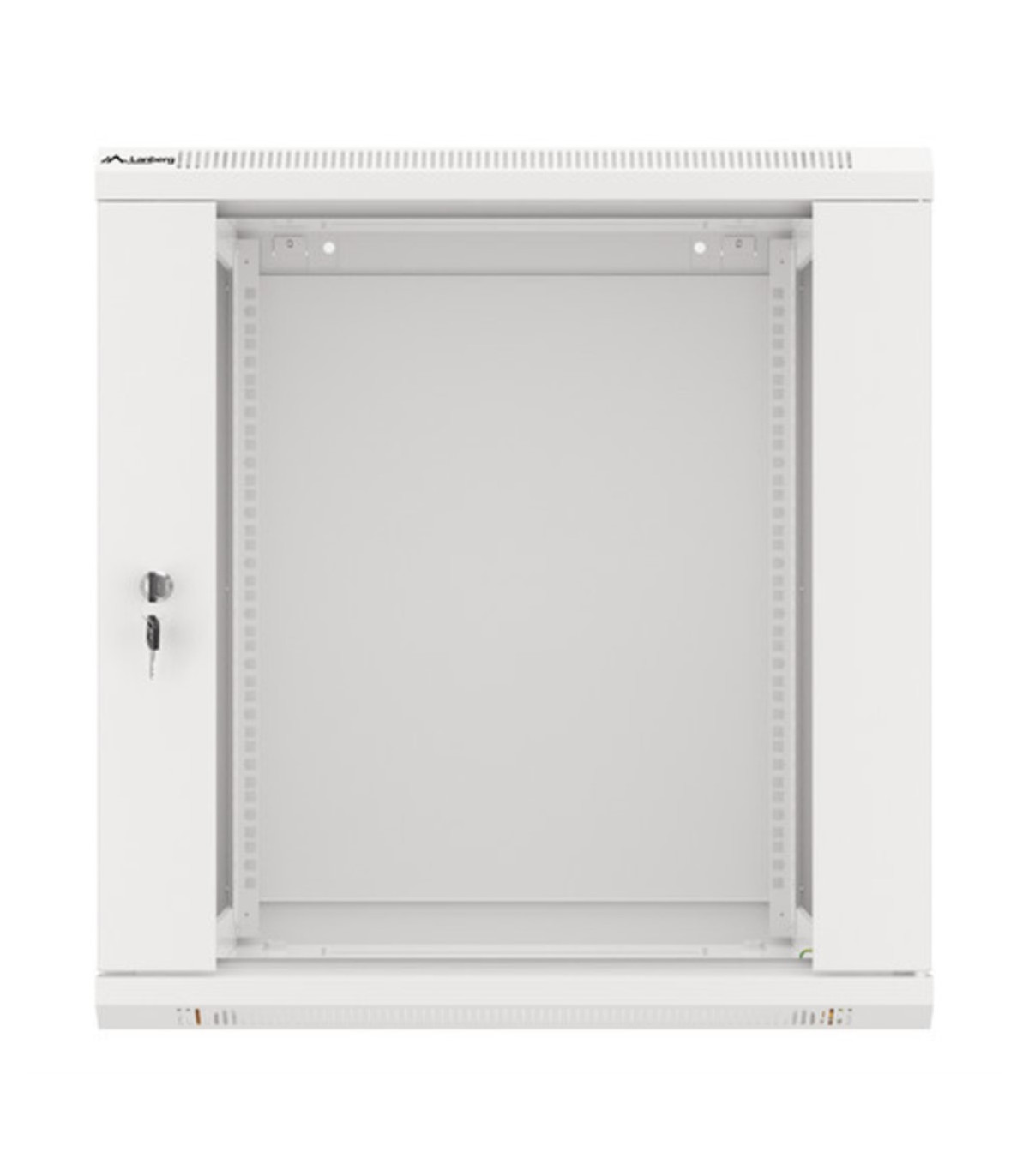 Armario rack lanberg 12u 600x600x368 auto ensamblado 19 pulgadas hasta 60kg gris