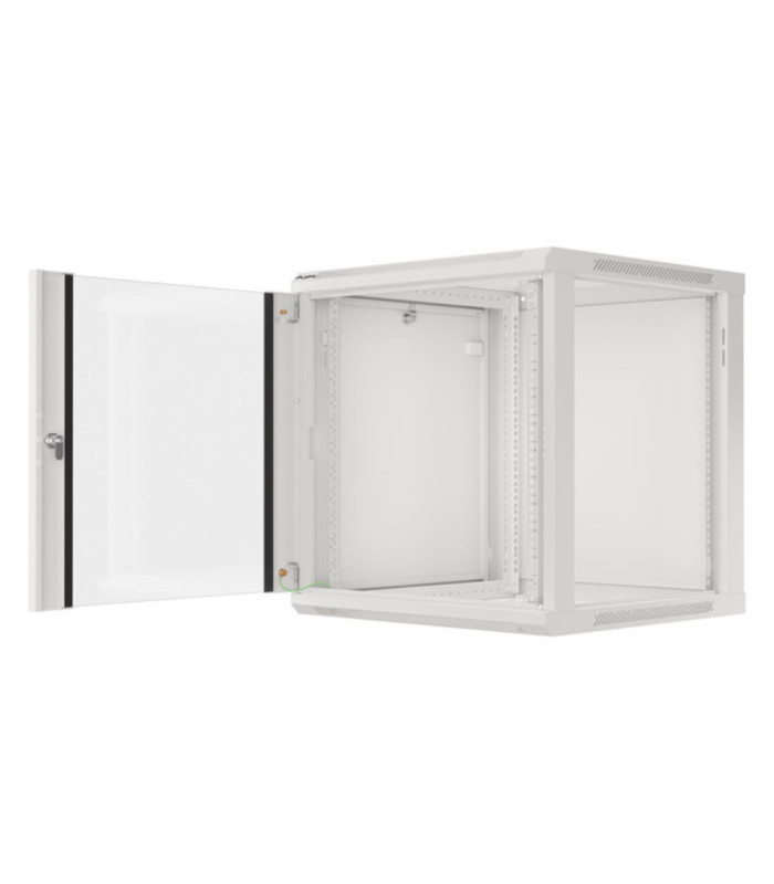 Armario rack lanberg 12u 600x600x368 auto ensamblado 19 pulgadas hasta 60kg gris