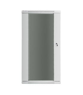 Armario rack lanberg 19 pulgadas 27u 600x450 cabinet wall - mount (flat pack) gris v2