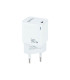 Cargador de pared tooq usb - c blanco 30w
