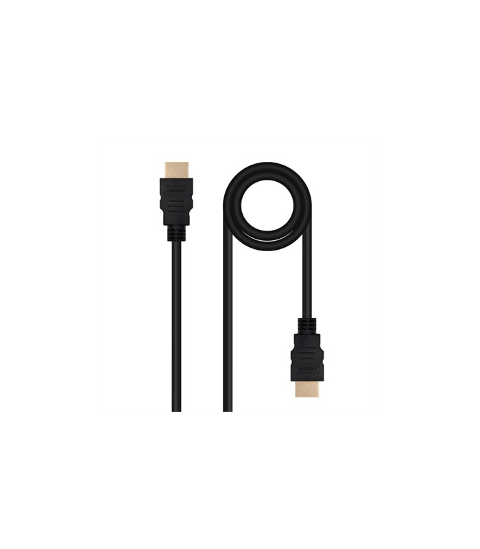 Cable nanocable hdmi v2.0 4k@60hz 18gbps a - m - a - m - 1.5 m - negro