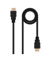 Cable nanocable hdmi v2.0 4k@60hz 18gbps a - m - a - m - 1.5 m - negro