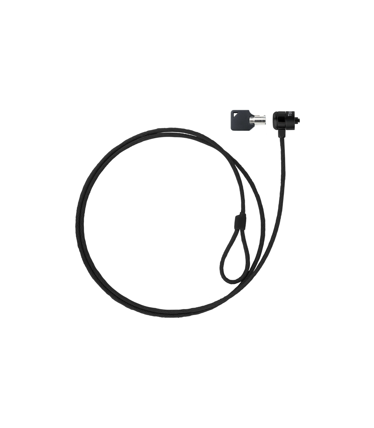 Cable tooq seguridad con llave para portatiles 1.5m