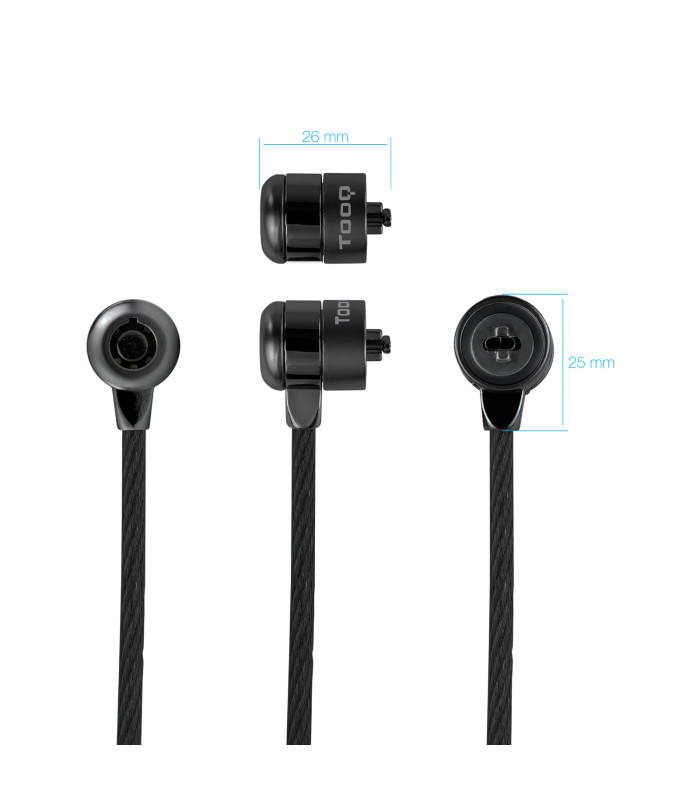 Cable tooq seguridad con llave para portatiles 1.5m