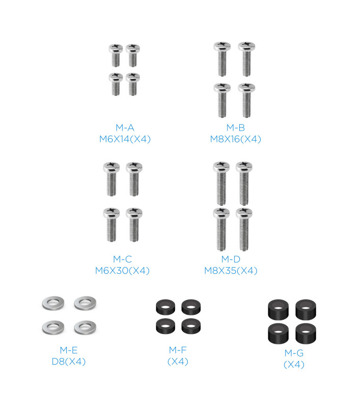 Soporte de pared tooq para pantallas 32 pulgadas -  70 pulgadas inclinable