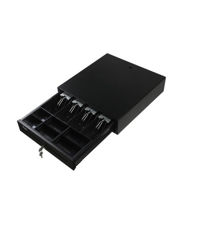 Cajon portamonedas equip 351010 apertura manual y automatica rj11 negro