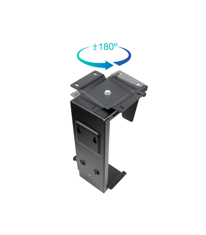 Soporte para cpu tooq escritorio - pared negro