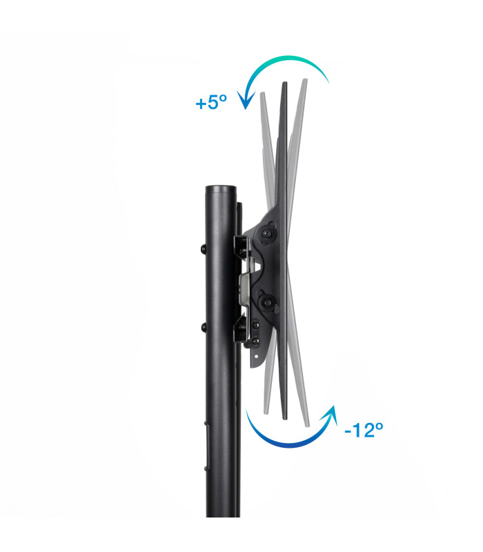 Soporte de suelo tv tooq fs1170m - b ramses 37 pulgadas -  70 pulgadas