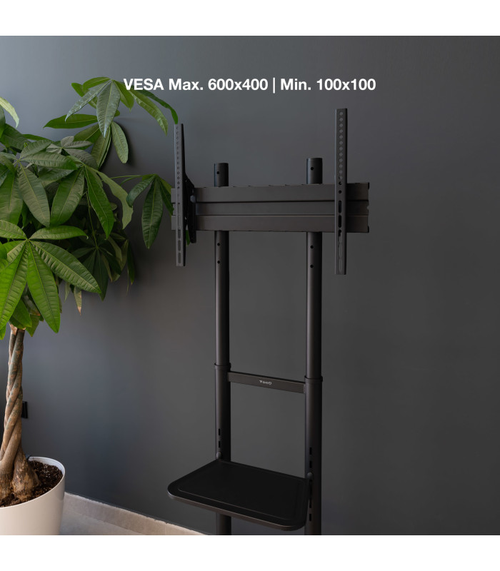 Soporte de suelo tv tooq fs1170m - b ramses 37 pulgadas -  70 pulgadas