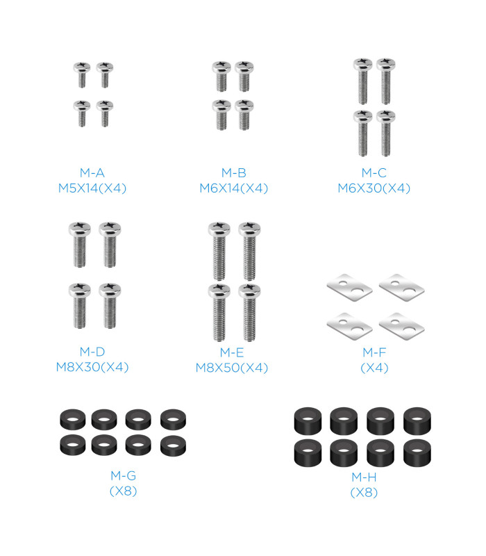 Soporte de suelo tv tooq fs1170m - b ramses 37 pulgadas -  70 pulgadas
