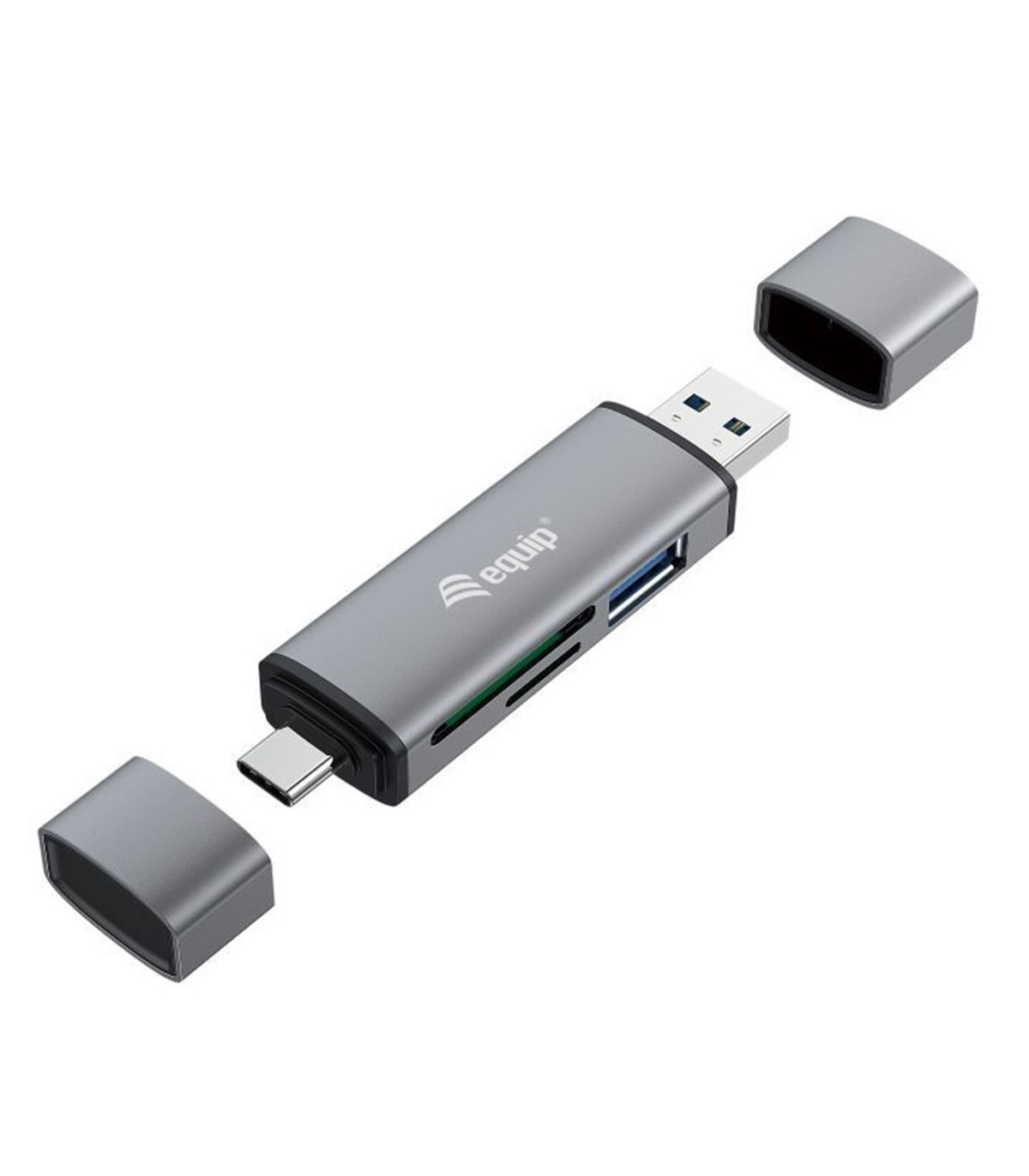 Lector de tarjetas usb tipo a - usb tipo c equip life usb 3.0 -  sd -  micro sd