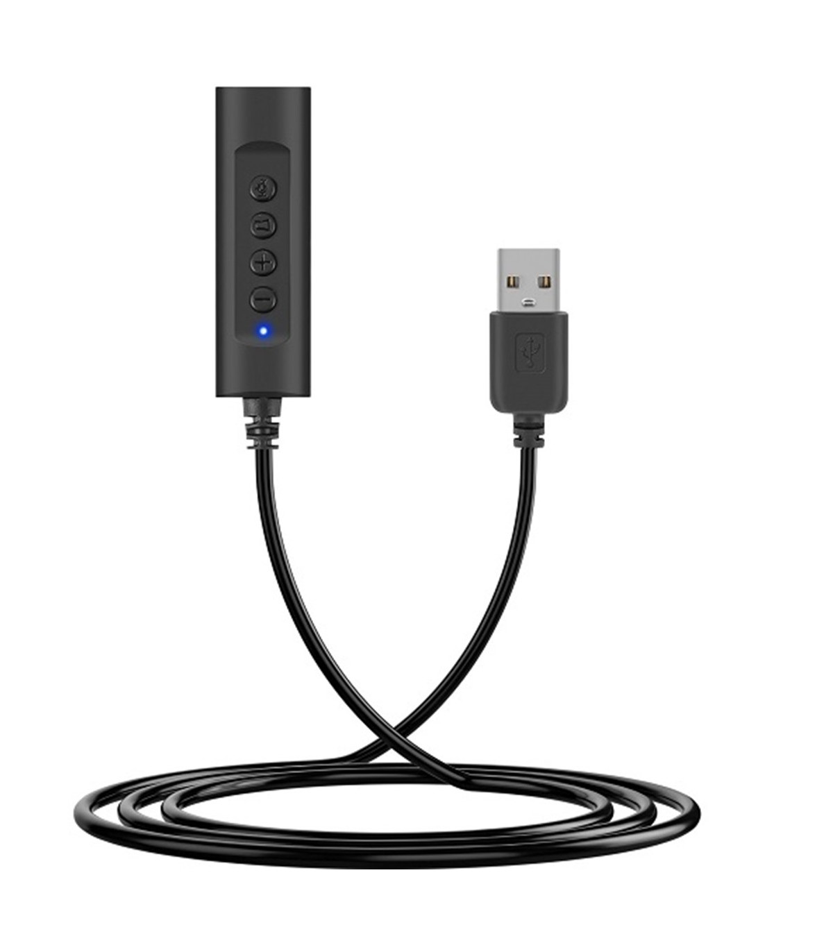 Cable adaptador de audio equip life jack 3.5mm - usb tipo a