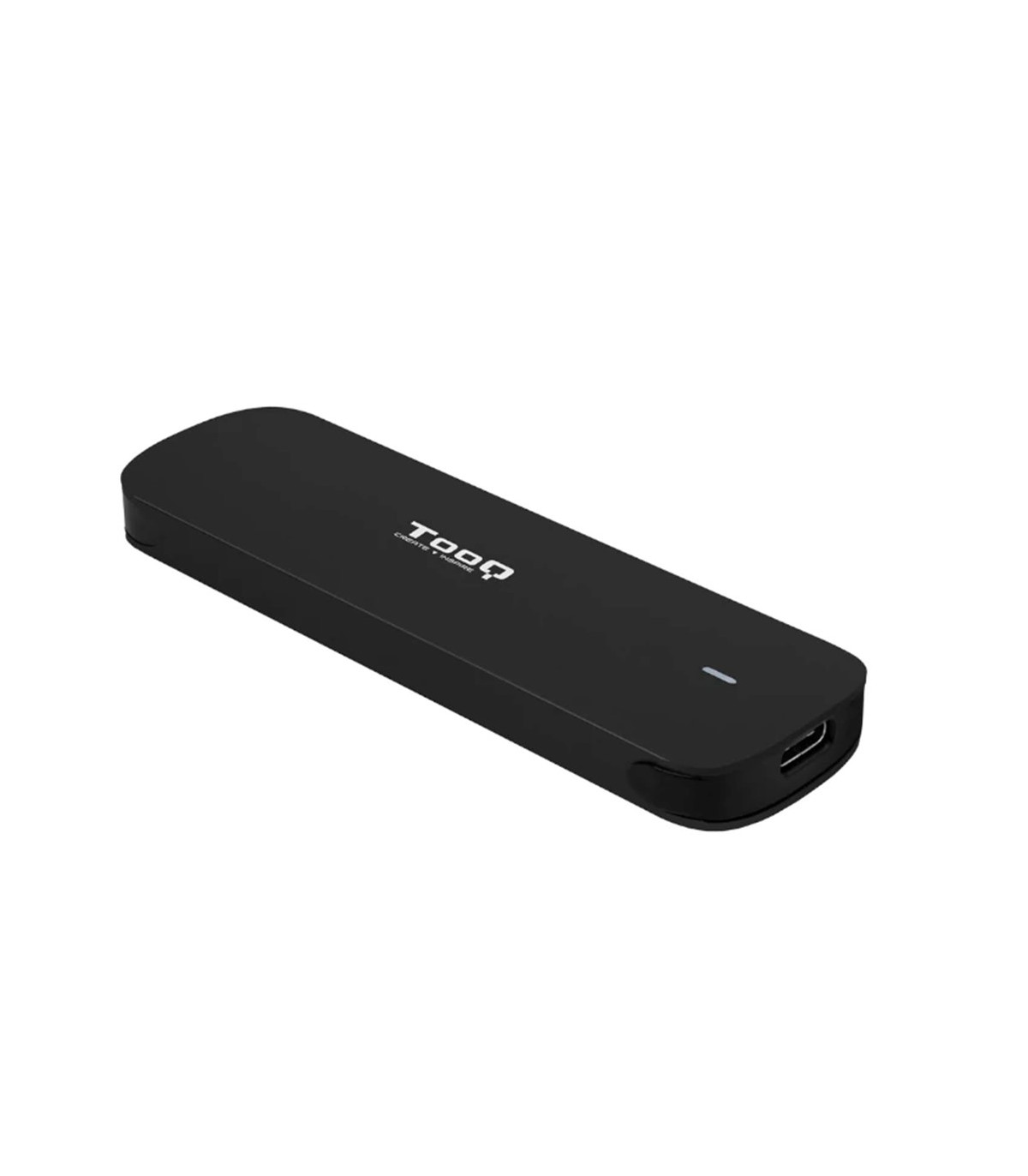 Carcasa disco duro tooq tqe - 2201r para ssd m.2 usb - c negra